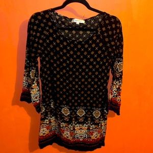 Boho Dress Medium long sleeves